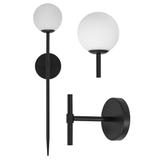 MODERN VÄGGLAMPA 52cm APP577-1W SVART