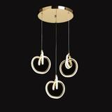HÄNGANDE LED TAKLAMPA LHJ093-3CP GULD