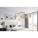 Modern taklampa LED + FJÄRRKONTROLL APP800-CP Twist Guld