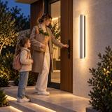Fasad LED-vägglampa JNH036-G 90 svart