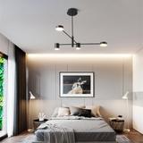 Modern taklampa med 4 armar APP596-4C med fjärrkontroll