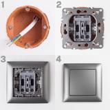 Single Switch OSTE JNH006-W GREY