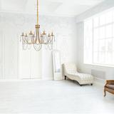 Kristallampa Kandelaber APP765-6CP Guld
