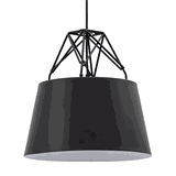 Metallisk takpendel APP422-1CP svart