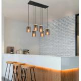 HÄNGLAMPA TAK APP1813-6CP Frosted Grey