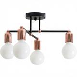 Hängande Fyrflams Taklampa 392200 Roséguld