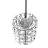 Taklampa Kristall APP727-1CP Silver