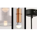 Glas taklampa APP433-1CP Blå
