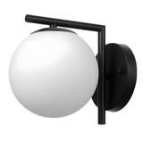 Vägglampa G101-1W Svart Vit