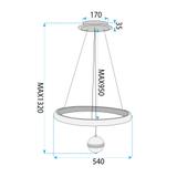 HÄNGENDE TAKLAMPA G142-CP 50 cm Guld