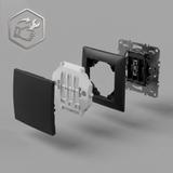 Single Switch OSTE JNH006-W BLACK