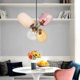Glaspendellampa för Tak APP436-4C Multicolor