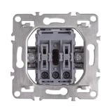 Interruptor Doble con Marco OSTE JNH007-W BEIGE