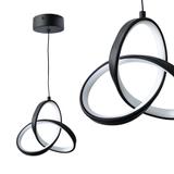 TAKLAMPA HÄNGANDE LED APP1784-CP SVART