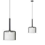 Taklampa hängande med glas lampskärm APP1701-1CP GREY A