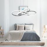 Modern taklampa LED + FJÄRRKONTROLL APP816-CP Node Krom