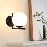 Vägglampa G101-1W Svart Vit