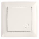 Doorbell Push Button with Frame OSTE JNH008-W BEIGE