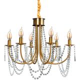 Kristallampa Kandelaber APP765-6CP Guld