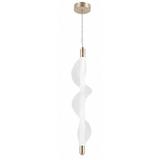 HÄNGLAMPA LED G008-1CP VIT/GULD