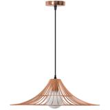 Plafondhängd Taklampa Platt Rund Loft APP483-1CP Roséguld