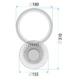 VÄGGLAMPA LED LHJ071-W Borstad Guld