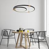 Ring LED-lampa + fjärrkontroll APP692-30-50 Svart