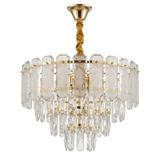 Kristall-pendellampa SWE088-CP 40cm GOLD