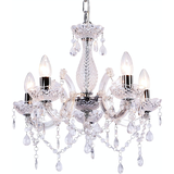 HÄNGANDE TAKLAMPA EBT004-5CP TRANSPARENT
