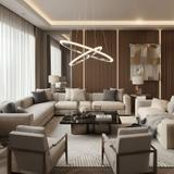 TAKLAMPA HÄNGANDE LED LHJ045-CP2 BORSTAD NICKEL