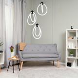 LED-PENDLARLAMPA G022-3CPR SVART