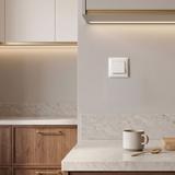 Single Switch with Frame OSTE JNH006-W WHITE