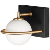 VÄGGLAMPA VÄGGLAMPETT APP1220-1W Svart Guld