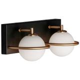 VÄGGLAMPA VÄGGLJUS APP1221-2W Svart
