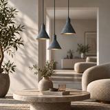 Lampa Wisząca Betonowa APP995-1CP