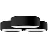 Taklampa Plafond APP878-C Triple 3x40cm Svart