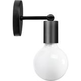 Vägglampa Metall 392205 Svart Matt