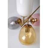 Glaspendellampa för Tak APP436-4C Multicolor