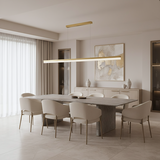 Hängande LED-lampa APP1697-CP 200 cm Borstad Guld