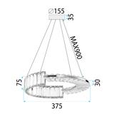 HÄNGLAMPA LED APP1526-CP40 GULD