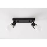 Taklampa Spot Plafond APP696-2C Svart