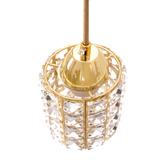 Taklampa Kristall APP724-1CP Guld