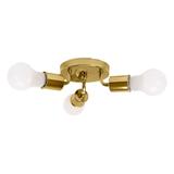 Trefaldig takplafond i metall APP704-3C guld