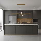 HÄNGANDE TAKLAMPA LED LHJ038-CP GULDBORSTAD