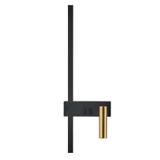 VÄGGLAMPA VÄGGLAMPA APP1439-W HÖGER BLACK GOLD