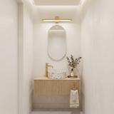 Badrum vägg LED-lampa SWE044-1W 60cm GOLD