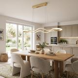 HÄNGENDE LED TAKLAMPA LHJ028-CP 100 cm Guld