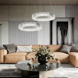 HÄNGLANDE LED-LAMPA MS004-CP 40 cm Krom