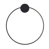 VÄGGLAMPA VÄGGLEDSARMATUR LED APP1386-CW SVART 40cm