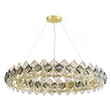 Kristall-pendellampa SWE094-CP 60cm Gold